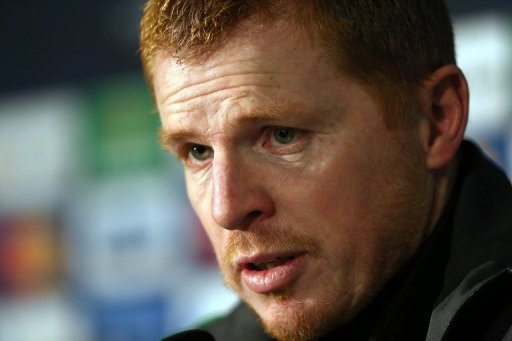 Celtic manager Neil Lennon holds a press conference at Celtic Park in Glasgow, Scotland, on December 4 Celtic manager Neil Lennon holds a press conference at Celtic Park in Glasgow, Scotland, on December 4