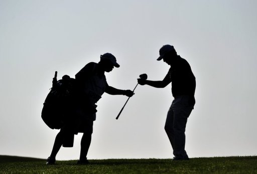 Tensions between two caddies at the Australian Open boiled over in front of other players and spectators Tensions between two caddies at the Australian Open boiled over in front of other players and spectators