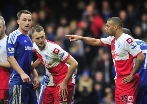 John Terry (L) served a four-game ban after being found guilty of racially abusing Anton Ferdinand (R) John Terry (L) served a four-game ban after being found guilty of racially abusing Anton Ferdinand (R)
