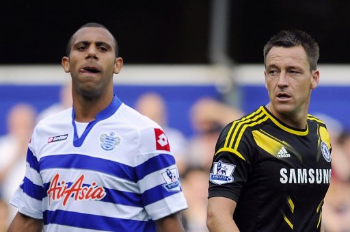 Anton Ferdinand (left) and John Terry play in a Queens Park Rangers-Chelsea game at Loftus Road on September 15, 2012 Anton Ferdinand (left) and John Terry play in a Queens Park Rangers-Chelsea game at Loftus Road on September 15, 2012