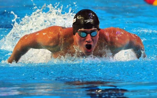Ryan Lochte competes in the Men's 100m Butterfly semi finals during the 11th FINA Short Course World Championships Ryan Lochte competes in the Men's 100m Butterfly semi finals during the 11th FINA Short Course World Championships