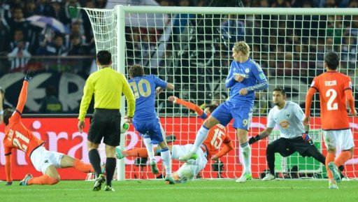 Juan Mata (in number 10 shirt) scores for Chelsea in a Club World Cup semi-final in Yokohama on December 13, 2012. Juan Mata (in number 10 shirt) scores for Chelsea in a Club World Cup semi-final in Yokohama on December 13, 2012.