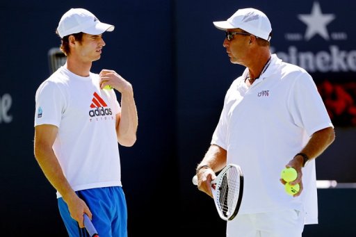 Andy Murray (left) talks with Ivan Lendl at Flushing Meadow, New York, on September 9, 2012 Andy Murray (left) talks with Ivan Lendl at Flushing Meadow, New York, on September 9, 2012