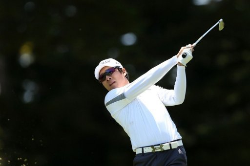 Kyung-Tae Kim plays in the U.S. Open in San Francisco, California on June 14, 2012 Kyung-Tae Kim plays in the U.S. Open in San Francisco, California on June 14, 2012