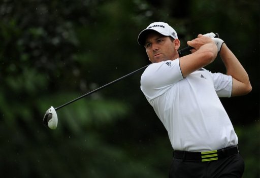 Sergio Garcia plays a shot in the $2 mn Iskandar Johor Open in Johor Bahru on December 14, 2012. Sergio Garcia plays a shot in the $2 mn Iskandar Johor Open in Johor Bahru on December 14, 2012.