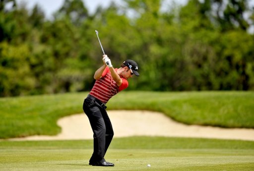Australia's Anthony Brown, seen in action during a golf tournament in South Korea, on May 18, 2012 Australia's Anthony Brown, seen in action during a golf tournament in South Korea, on May 18, 2012