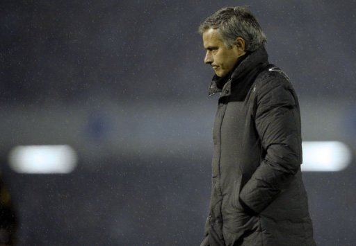 Real Madrid coach Jose Mourinho in Vigo on December 12, 2012 Real Madrid coach Jose Mourinho in Vigo on December 12, 2012