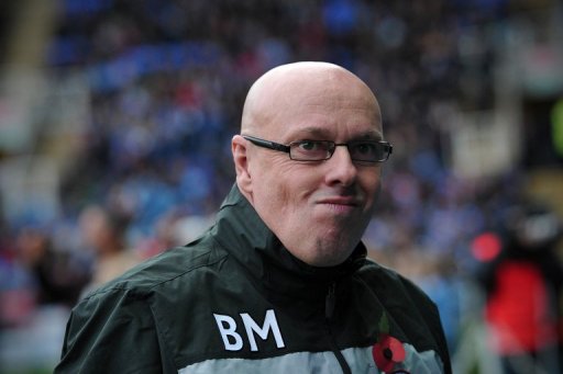 Reading manager Brian McDermott looks on before the Premier League match against Norwich City on November 10, 2012 Reading manager Brian McDermott looks on before the Premier League match against Norwich City on November 10, 2012