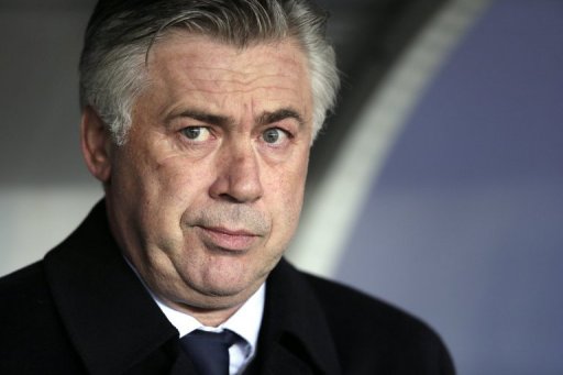 Paris Saint-Germain's coach Carlo Ancelotti on December 8, 2012 at the Parc des Prince stadium in Paris. Paris Saint-Germain's coach Carlo Ancelotti on December 8, 2012 at the Parc des Prince stadium in Paris.