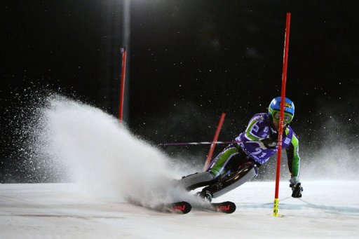 Japan's Naoki Yuasa competes during the Men's World Cup Slalom on December 18, 2012 in Madonna di Campiglio Japan's Naoki Yuasa competes during the Men's World Cup Slalom on December 18, 2012 in Madonna di Campiglio