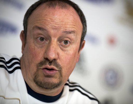 Chelsea's interim manager Rafael Benitez at a press conference at the club's training complex on December 18, 2012 Chelsea's interim manager Rafael Benitez at a press conference at the club's training complex on December 18, 2012