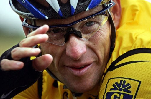 Lance Armstrong during the fifth stage of the 91st Tour de France cycling race on July 8, 2004 Lance Armstrong during the fifth stage of the 91st Tour de France cycling race on July 8, 2004