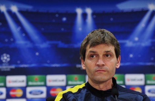 Barcelona coach Tito Vilanova after a training session at the Sports Center FC Barcelona Joan Gamper on December 4 Barcelona coach Tito Vilanova after a training session at the Sports Center FC Barcelona Joan Gamper on December 4