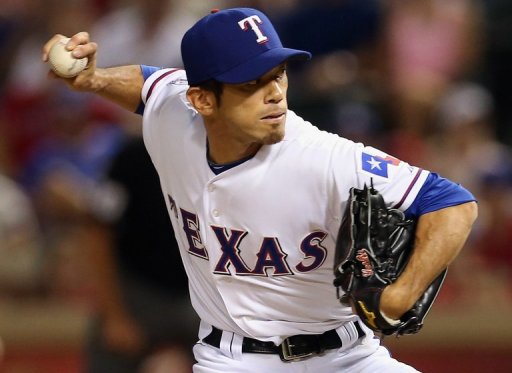 Japanese right-handed pitcher Yoshinori Tateyama, pictured on September 26, 2012 Japanese right-handed pitcher Yoshinori Tateyama, pictured on September 26, 2012