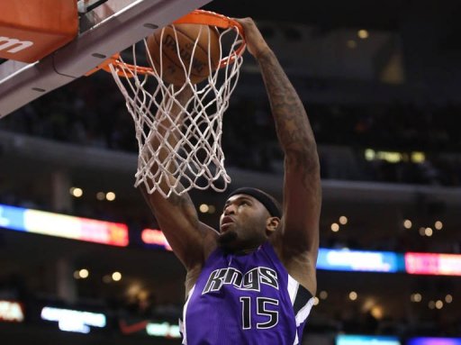 DeMarcus Cousins of the Sacramento Kings dunks in Los Angeles on December 21, 2012 DeMarcus Cousins of the Sacramento Kings dunks in Los Angeles on December 21, 2012
