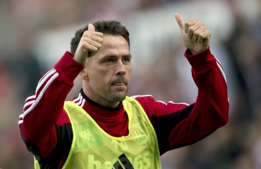 Stoke City's Michael Owen gestures from the sidelines during a match against Manchester City on September 15, 2012 Stoke City's Michael Owen gestures from the sidelines during a match against Manchester City on September 15, 2012