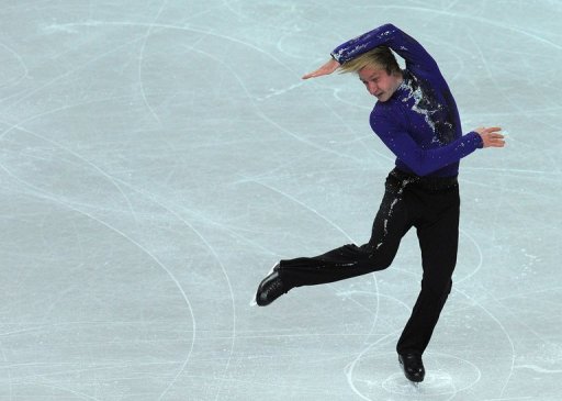 Yevgeny Plushenko performs in England on January 26, 2012 Yevgeny Plushenko performs in England on January 26, 2012