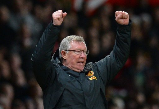 Manchester United manager Alex Ferguson reacts at the final whistle at Old Trafford on December 26, 2012 Manchester United manager Alex Ferguson reacts at the final whistle at Old Trafford on December 26, 2012