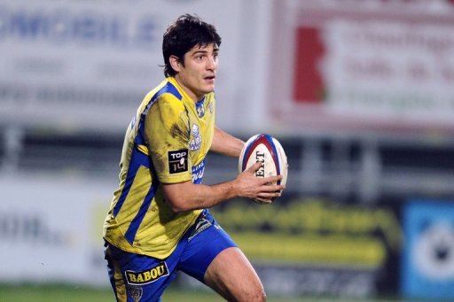 Clermont's David Skrela on December 21, 2012 at the Andre Moga stadium in Begles Clermont's David Skrela on December 21, 2012 at the Andre Moga stadium in Begles