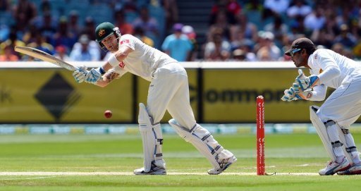 Michael Clarke turns a ball to leg during the second day of the second Test in Melbourne on December 27, 2012 Michael Clarke turns a ball to leg during the second day of the second Test in Melbourne on December 27, 2012