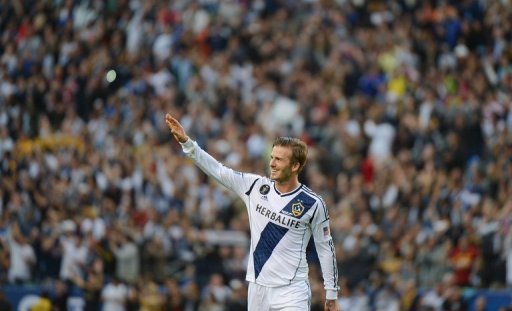 David Beckham waves to fans as he walks off the pitch on December 1, 2012 in Carson, California David Beckham waves to fans as he walks off the pitch on December 1, 2012 in Carson, California
