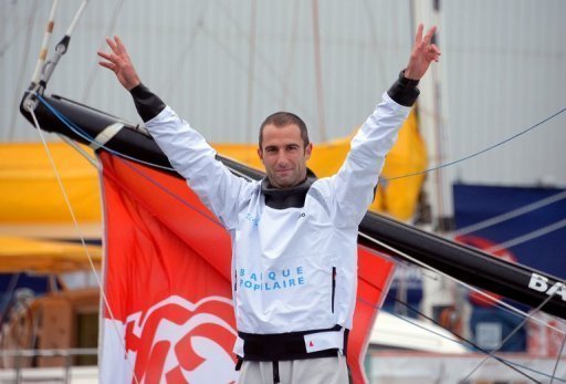 French skipper Armel Le Cleac'h before the start of the 7th edition of the Vendee Globe, in France on November 10, 2012 French skipper Armel Le Cleac'h before the start of the 7th edition of the Vendee Globe, in France on November 10, 2012