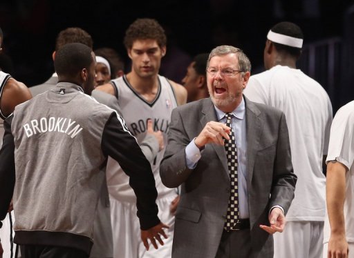 P.J. Carlesimo of the Brooklyn Nets argues with a ref at the Barclays Center on December 28, 2012 P.J. Carlesimo of the Brooklyn Nets argues with a ref at the Barclays Center on December 28, 2012