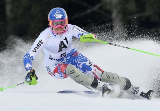 Slovakia's Veronika Velez Zuzulova competes on December 29, 2012 Slovakia's Veronika Velez Zuzulova competes on December 29, 2012