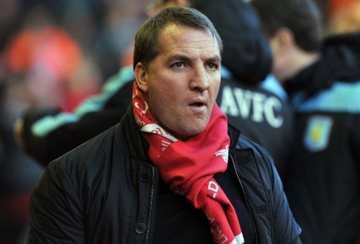 Brendan Rodgers looks on before the league match between Liverpool and Aston Villa at Anfield on December 15, 2012 Brendan Rodgers looks on before the league match between Liverpool and Aston Villa at Anfield on December 15, 2012