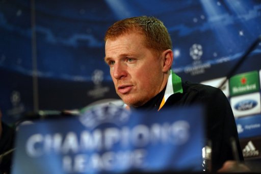 Celtic manager Neil Lennon gives a press conference, on February 11, 2013, ahead of the clash with Juventus Celtic manager Neil Lennon gives a press conference, on February 11, 2013, ahead of the clash with Juventus