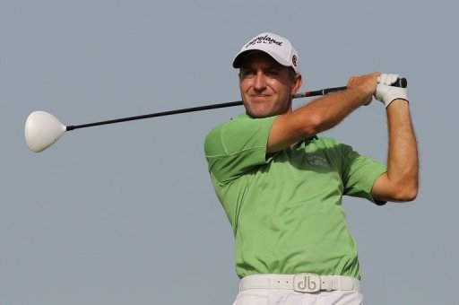 Darren Fichardt of South Africa competes at the Doha Golf Club on February 5, 2011 Darren Fichardt of South Africa competes at the Doha Golf Club on February 5, 2011