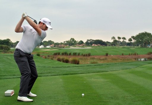 Branden Grace of South Africa plays a tee shot at the Honda Classic on February 28, 2013 in Palm Beach Gardens, Florida Branden Grace of South Africa plays a tee shot at the Honda Classic on February 28, 2013 in Palm Beach Gardens, Florida
