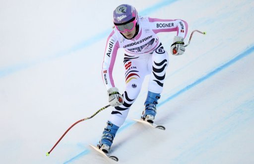 German Maria Hoefl-Riesch takes part in a training run in Garmisch-Partenkirchen, February 28, 2013 German Maria Hoefl-Riesch takes part in a training run in Garmisch-Partenkirchen, February 28, 2013