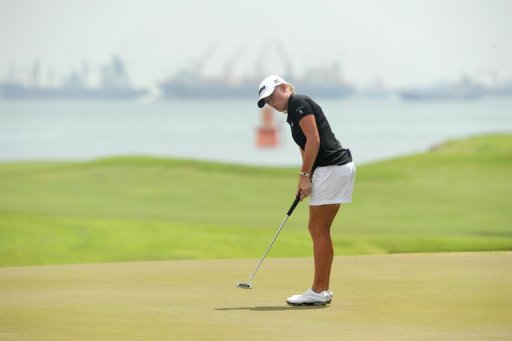 Stacy Lewis, pictured during round two of the HSBC Women’s Champions LPGA tournament in Singapore, on March 1, 2013 Stacy Lewis, pictured during round two of the HSBC Women’s Champions LPGA tournament in Singapore, on March 1, 2013