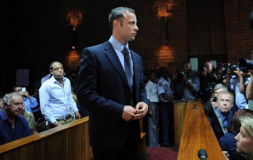 Oscar Pistorius at Pretoria Magistrates Court on February 22, 2013 Oscar Pistorius at Pretoria Magistrates Court on February 22, 2013