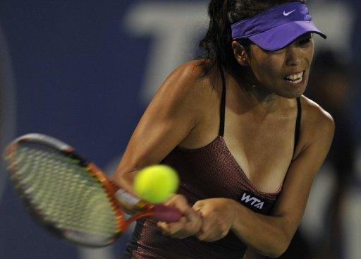 Taiwan's Hsieh Su Wei at the BMW Malaysian Open in Kuala Lumpur on March 1, 2013 Taiwan's Hsieh Su Wei at the BMW Malaysian Open in Kuala Lumpur on March 1, 2013