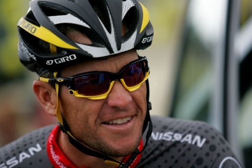 Lance Armstrong, pictured on January 23, 2010 in Adelaide Lance Armstrong, pictured on January 23, 2010 in Adelaide