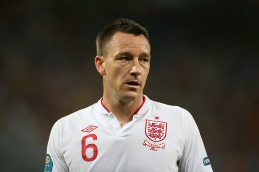 English defender John Terry during the Euro 2012 football championships match England vs Ukraine on June 19, 2012 English defender John Terry during the Euro 2012 football championships match England vs Ukraine on June 19, 2012