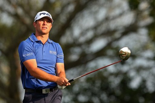 Luke Guthrie hits his tee shot on the 14th hole on March 2, 2013 in Palm Beach Gardens, Florida Luke Guthrie hits his tee shot on the 14th hole on March 2, 2013 in Palm Beach Gardens, Florida