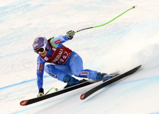 Tina Maze of Slovenia during the FIS Alpine World Cup in February 24, 2012, in the French ski resort of Meribel Tina Maze of Slovenia during the FIS Alpine World Cup in February 24, 2012, in the French ski resort of Meribel