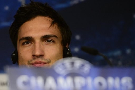 Mats Hummels gives a press conference at the Santiago Bernabeu stadium in Madrid on November 5, 2012 Mats Hummels gives a press conference at the Santiago Bernabeu stadium in Madrid on November 5, 2012