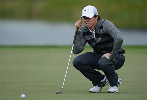 Rory McIlroy lines up a putt during the second round of the PGA Tour's Honda Classic in Florida on March 1, 2013 Rory McIlroy lines up a putt during the second round of the PGA Tour's Honda Classic in Florida on March 1, 2013