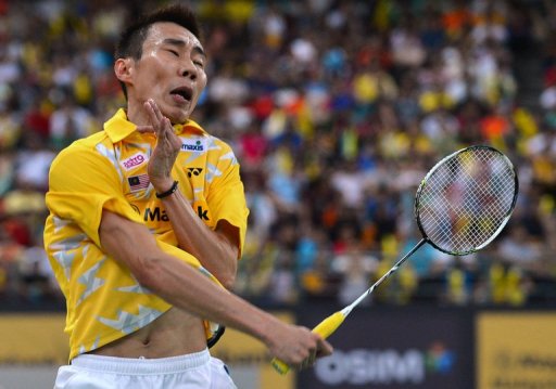 Lee Chong Wei returns a shot during the Malaysia Open final in Kuala Lumpur on January 20, 2013 Lee Chong Wei returns a shot during the Malaysia Open final in Kuala Lumpur on January 20, 2013