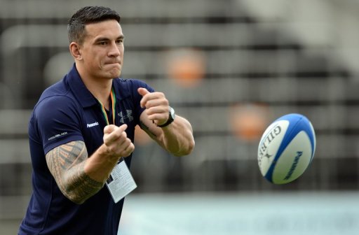 Sonny Bill Williams, pictured on September 1, 2012, is set to return to rugby league action after a spell in rugby union Sonny Bill Williams, pictured on September 1, 2012, is set to return to rugby league action after a spell in rugby union