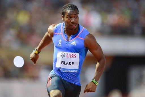 Yohan Blake competes at the Diamond League Athletics meeting in Lausanne on August 23, 2012 Yohan Blake competes at the Diamond League Athletics meeting in Lausanne on August 23, 2012