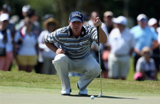 Steve Stricker of the US lines up a putt on March 8, 2013 in Doral, Florida Steve Stricker of the US lines up a putt on March 8, 2013 in Doral, Florida