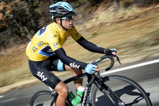 Richie Porte competes during the sixth stage of the 71st Paris-Nice cycling race on March 9, 2013 Richie Porte competes during the sixth stage of the 71st Paris-Nice cycling race on March 9, 2013