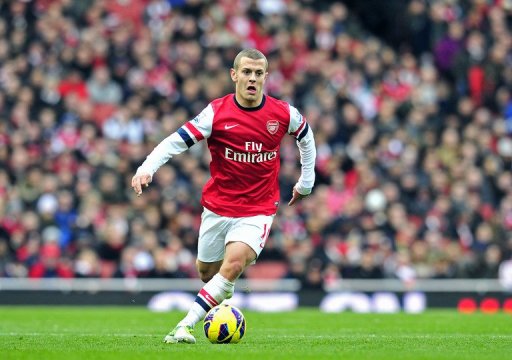 Arsenal's English midfielder Jack Wilshere at The Emirates Stadium in north London, England on October 27, 2012. Arsenal's English midfielder Jack Wilshere at The Emirates Stadium in north London, England on October 27, 2012.