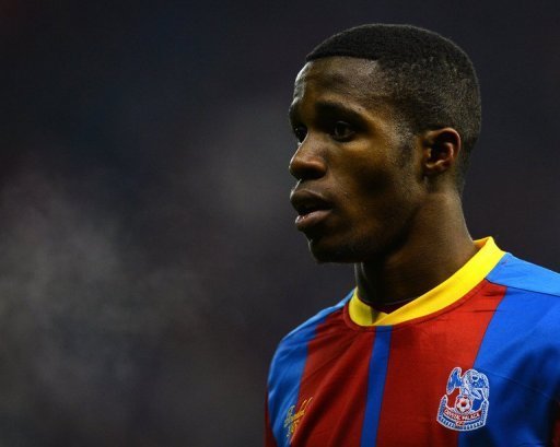 Crystal Palace's Wilfried Zaha plays at the Britannia stadium, Stoke-on-Trent, central England, on January 15, 2013 Crystal Palace's Wilfried Zaha plays at the Britannia stadium, Stoke-on-Trent, central England, on January 15, 2013