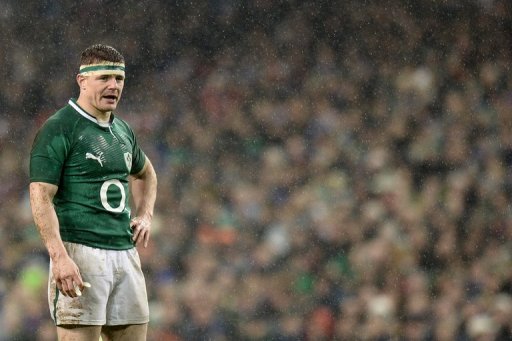 Brian O'Driscoll reacts at Aviva Stadium in Dublin on March 9, 2013 Brian O'Driscoll reacts at Aviva Stadium in Dublin on March 9, 2013